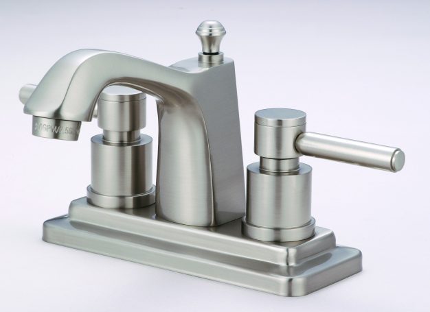 4-inch centerset bathroom faucet brushed nickel