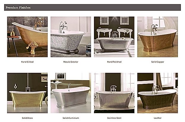 Freestanding Bath Exterior Option Pictures